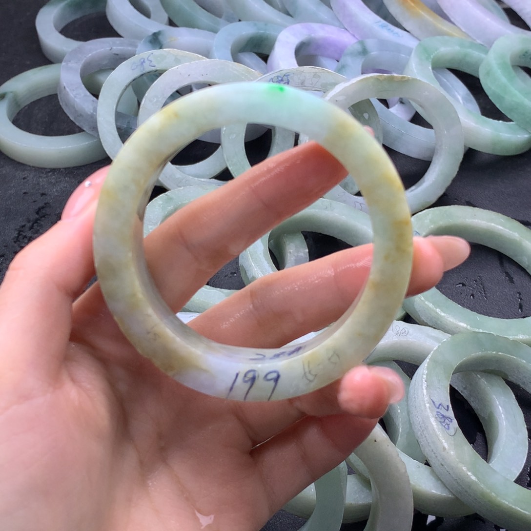 【闪购商品】未镶嵌翡翠手镯定制翡翠