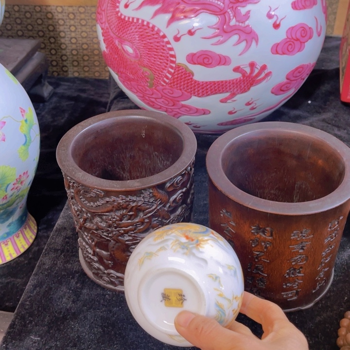 壶紫砂瓷器摆件手工制作