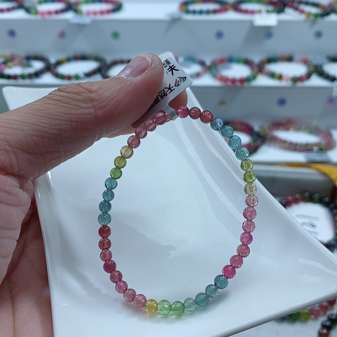 碧玺手链未镶嵌手链