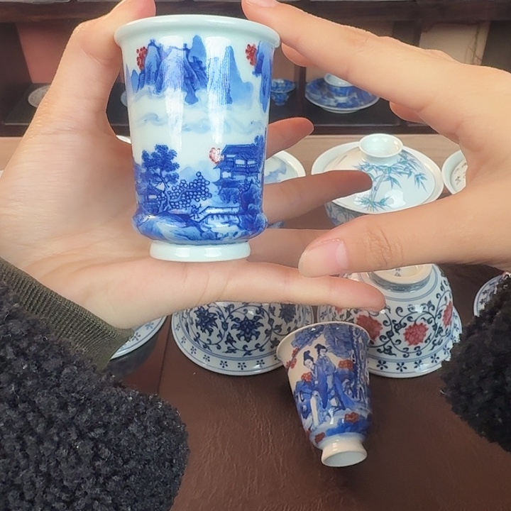 景德镇陶瓷手绘作品