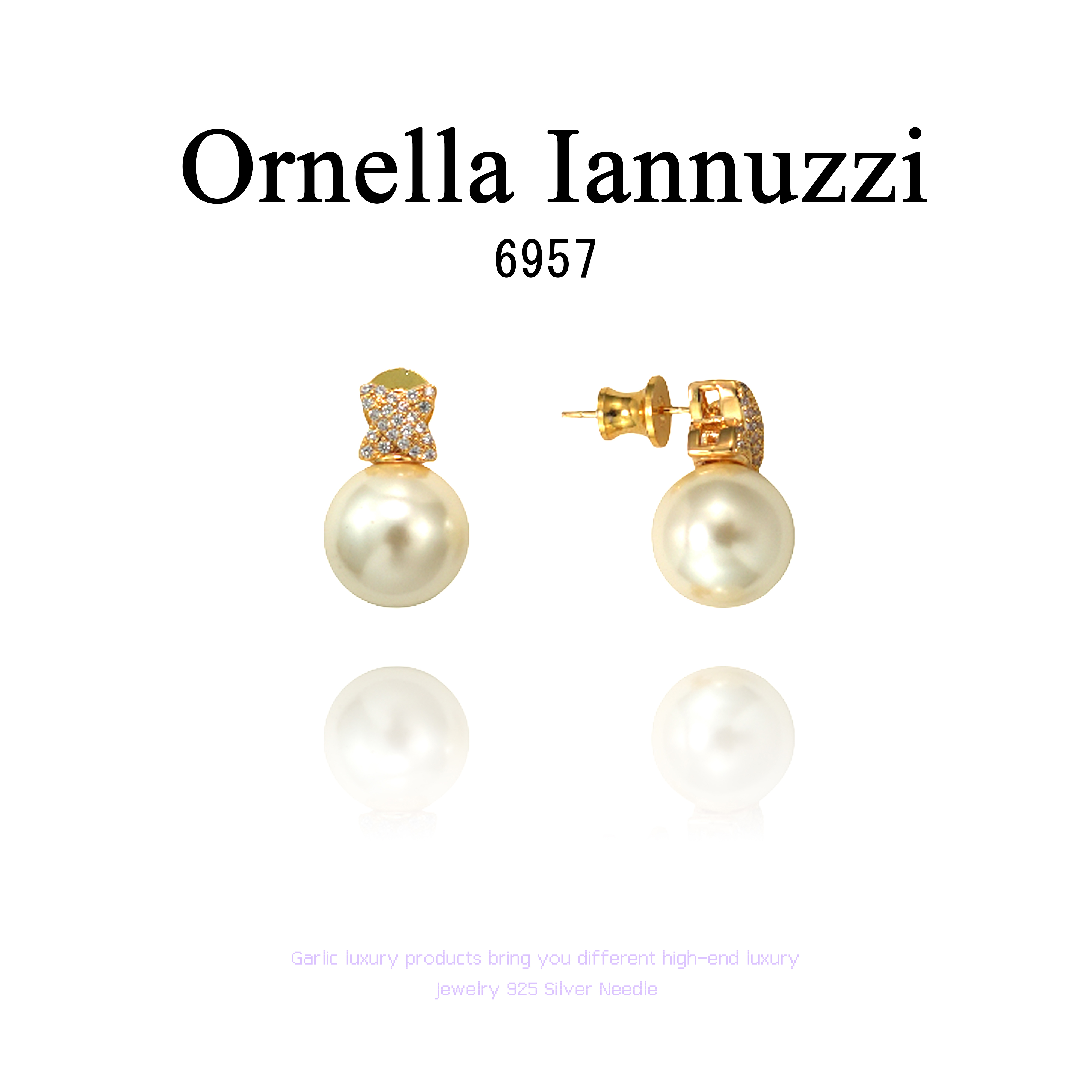 铜合金耳饰 Ornella Iannuzzi耳饰~6957