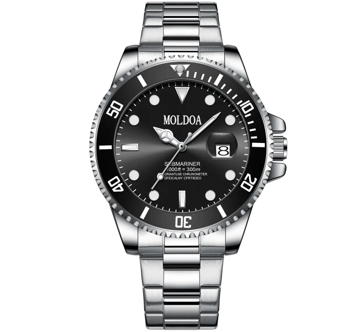  【视频同款水鬼按编号下单】男士手表男夜光防水日历时尚百搭