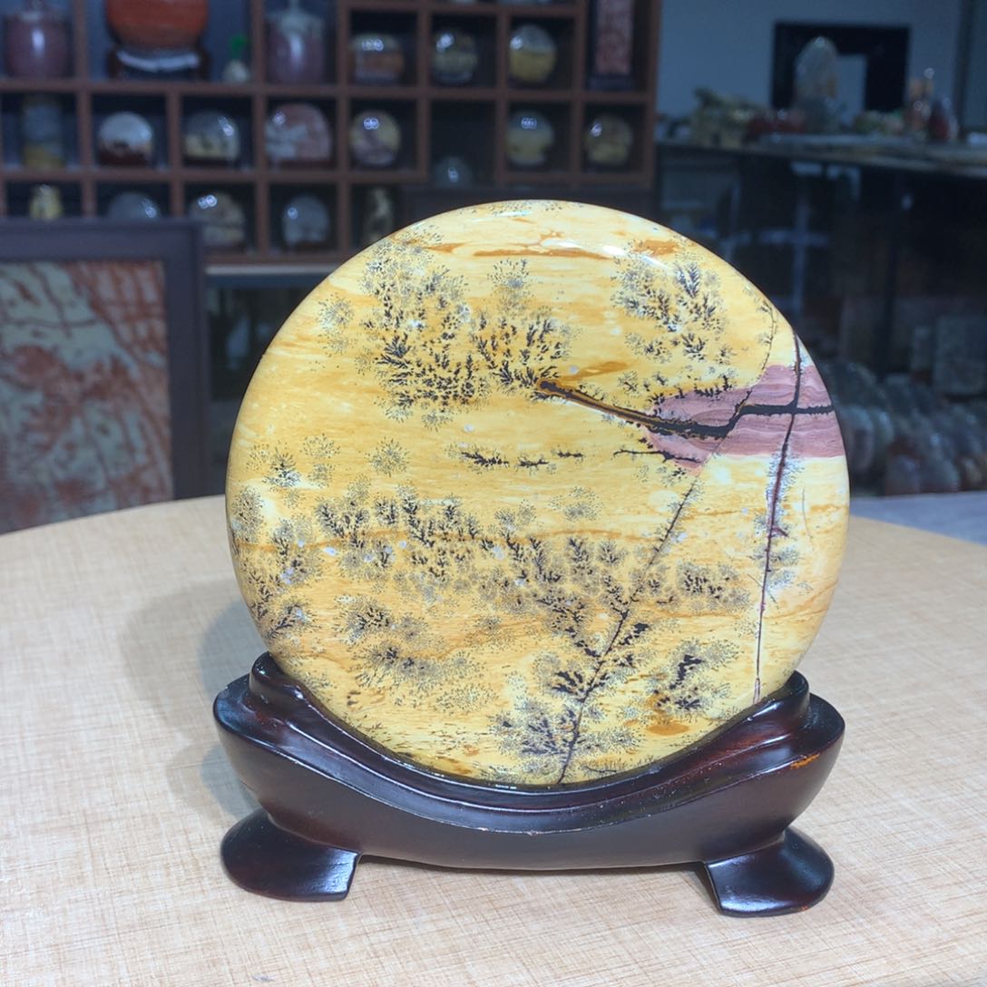 紫砂，广西国画石摆件，收藏观赏