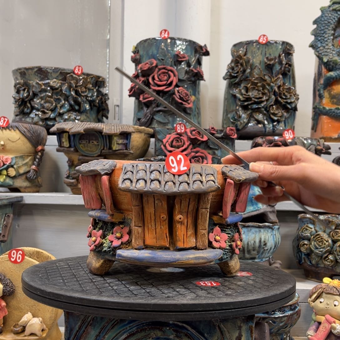 陶瓷92 号陶然花盆特价