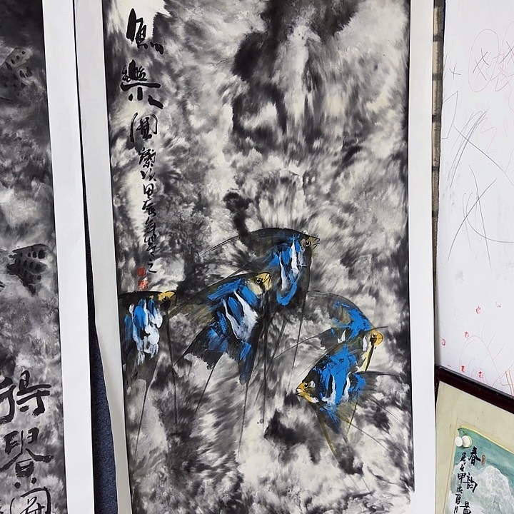 国画国画花鸟画四尺138/68