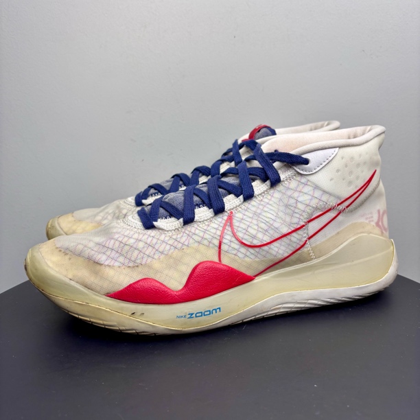 90新 NIKE/耐克 44.5码 kd12 正品 中古球鞋 (小开胶，右脚漏气