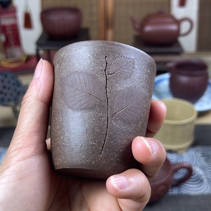 紫砂茶壶主人杯容量70