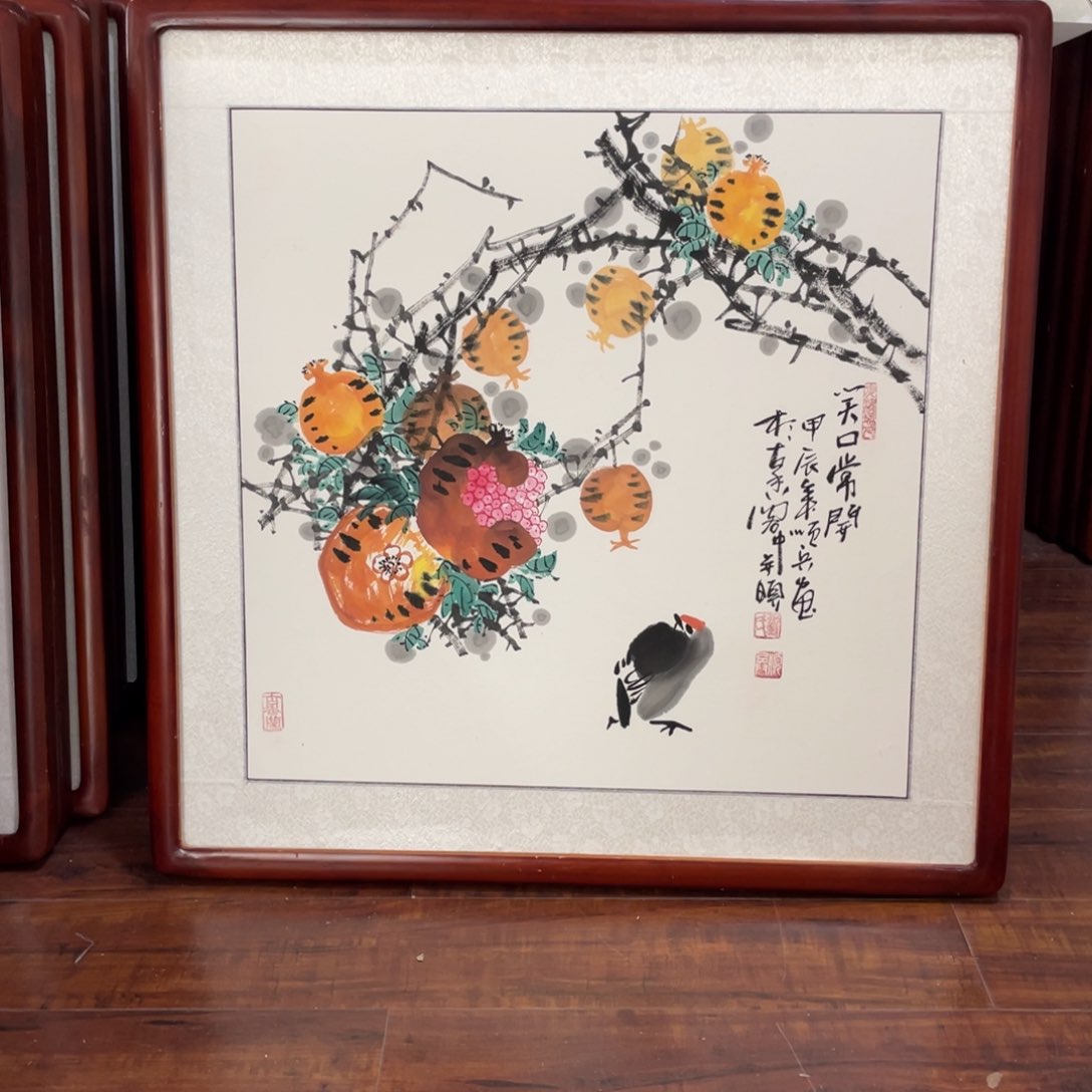 国画带框尺寸63*63厘米