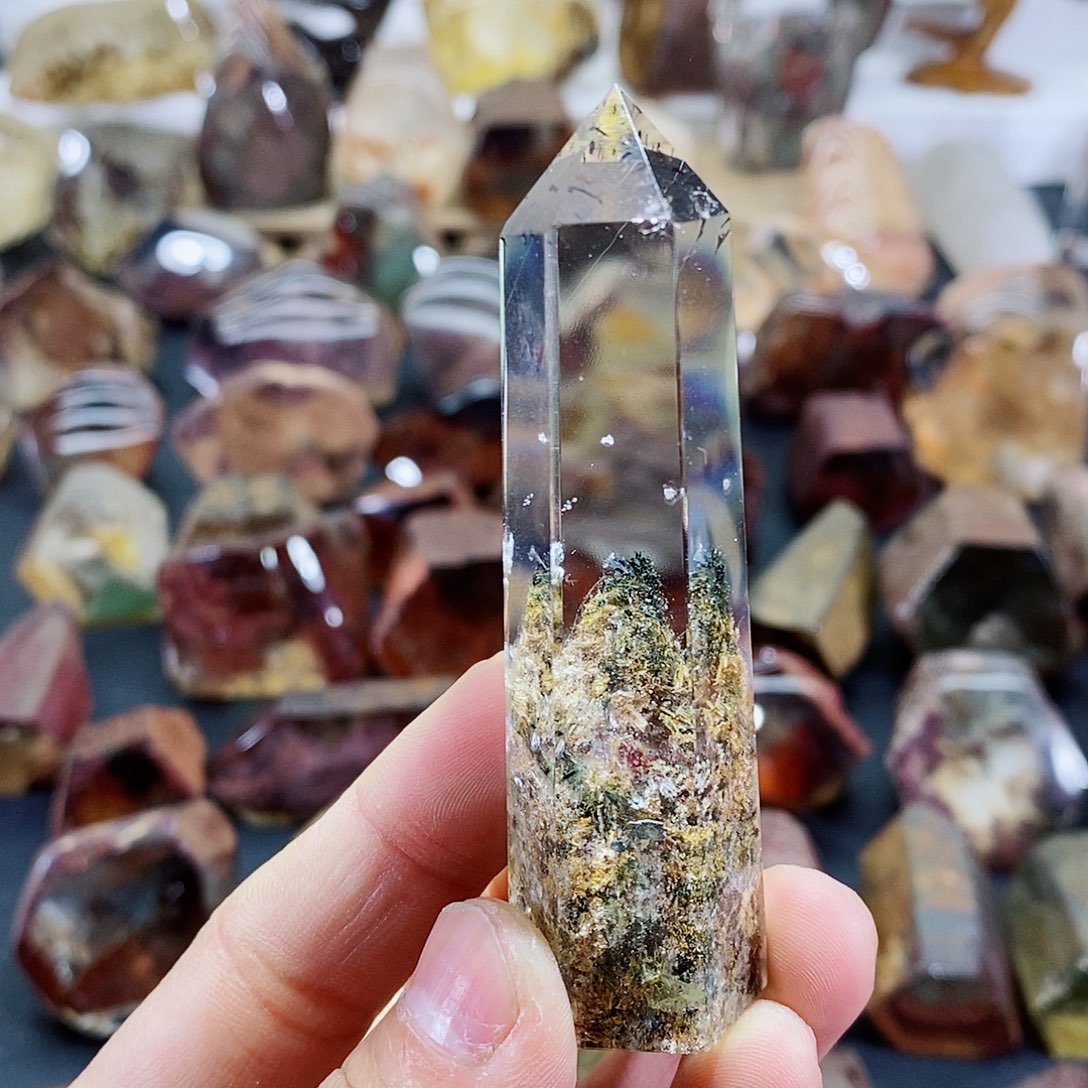 【闪购商品】水晶车挂未镶嵌闲*安天然水晶原石