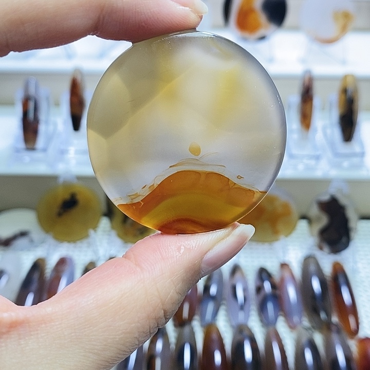 玛瑙/玉髓吊坠(不含链)未镶嵌