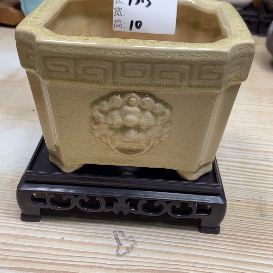 瓷片陶瓷花盆陶瓷艺术