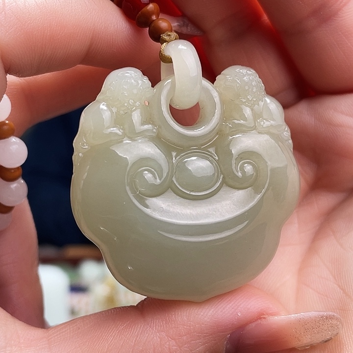 和田玉挂件未镶嵌定制发货