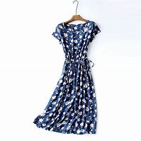 显瘦主持人常规蓝色夏季旗袍大摆裙短袖连衣裙中长裙