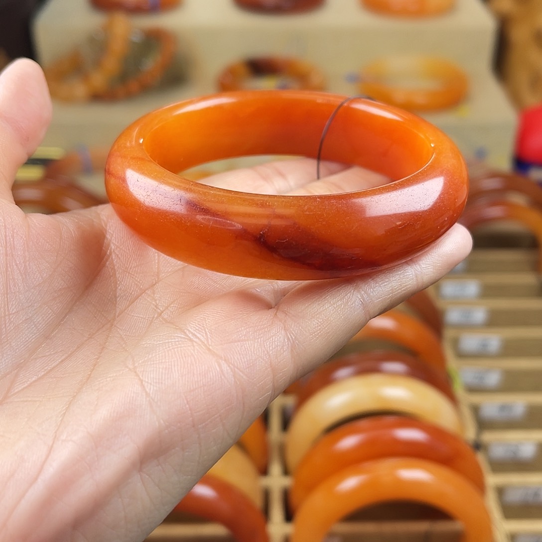 非金属无113 茄山老油料黄龙57圈口 红丝带