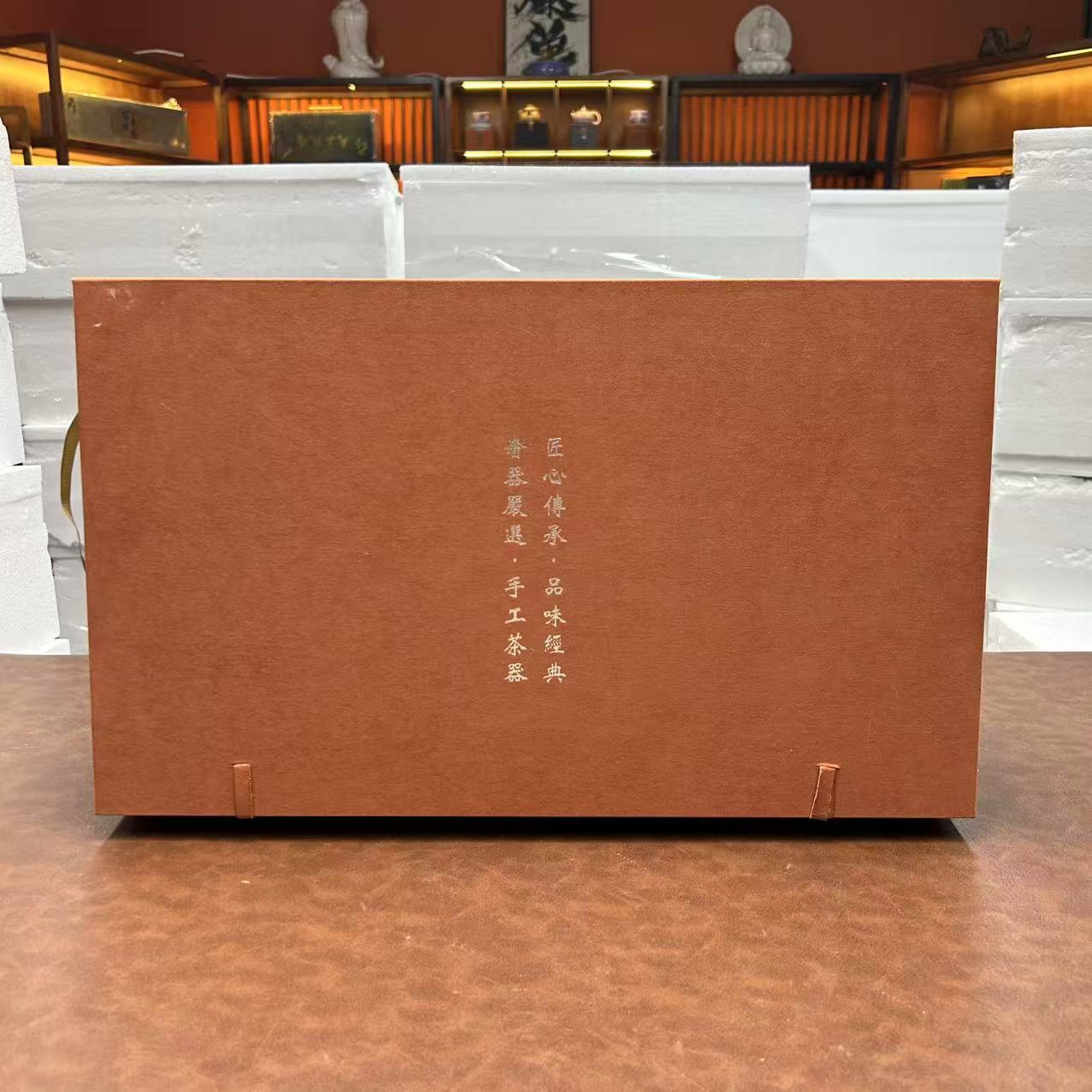 AT512-10头珐琅彩锦绣缠莲盖碗套组