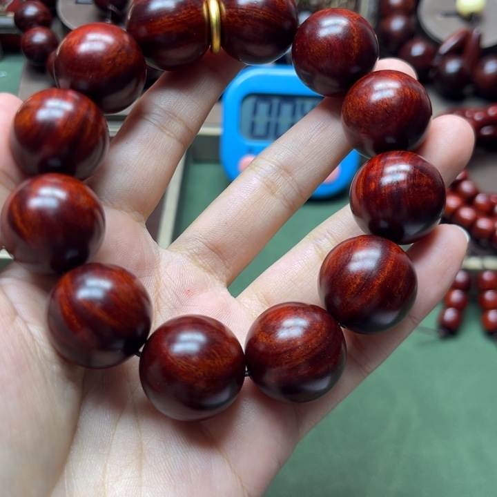 金***明木小叶紫檀手工艺