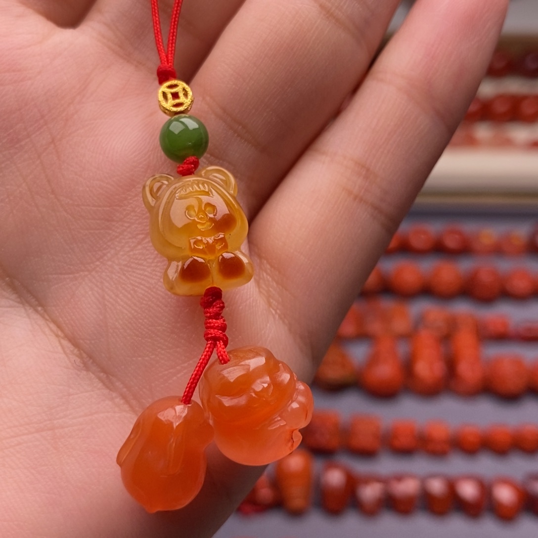 南红玛瑙未镶嵌配饰