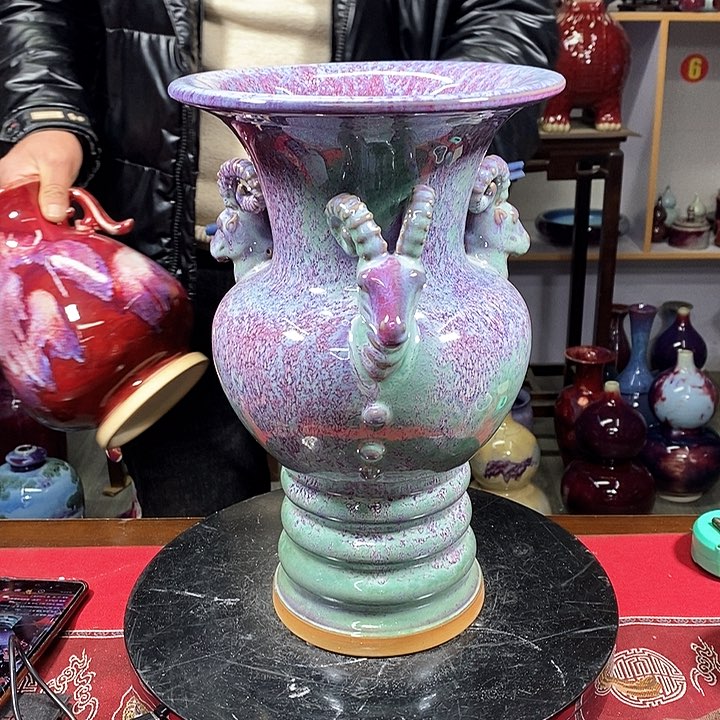 瓶中国神垕精品钧瓷