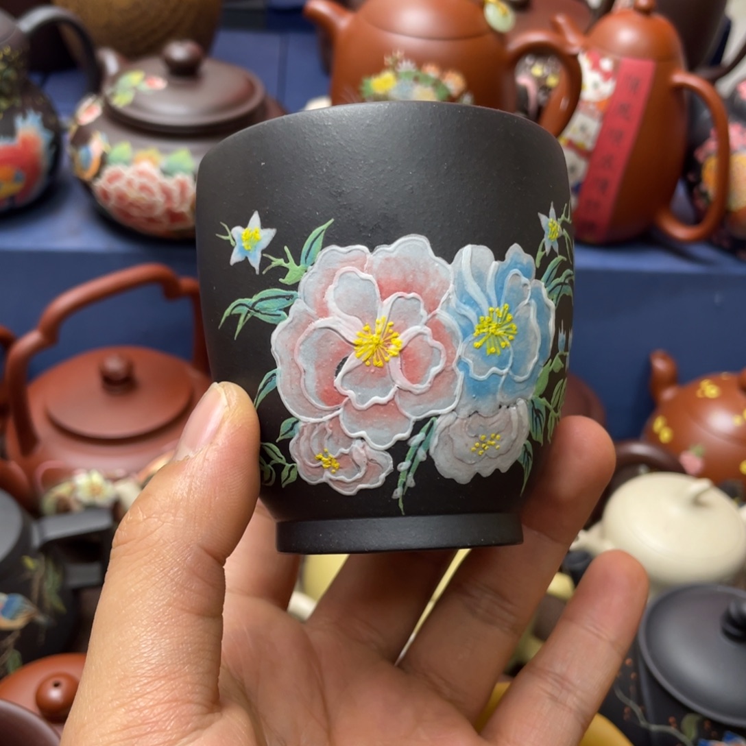 康***桉紫砂茶杯紫砂主人杯150cc