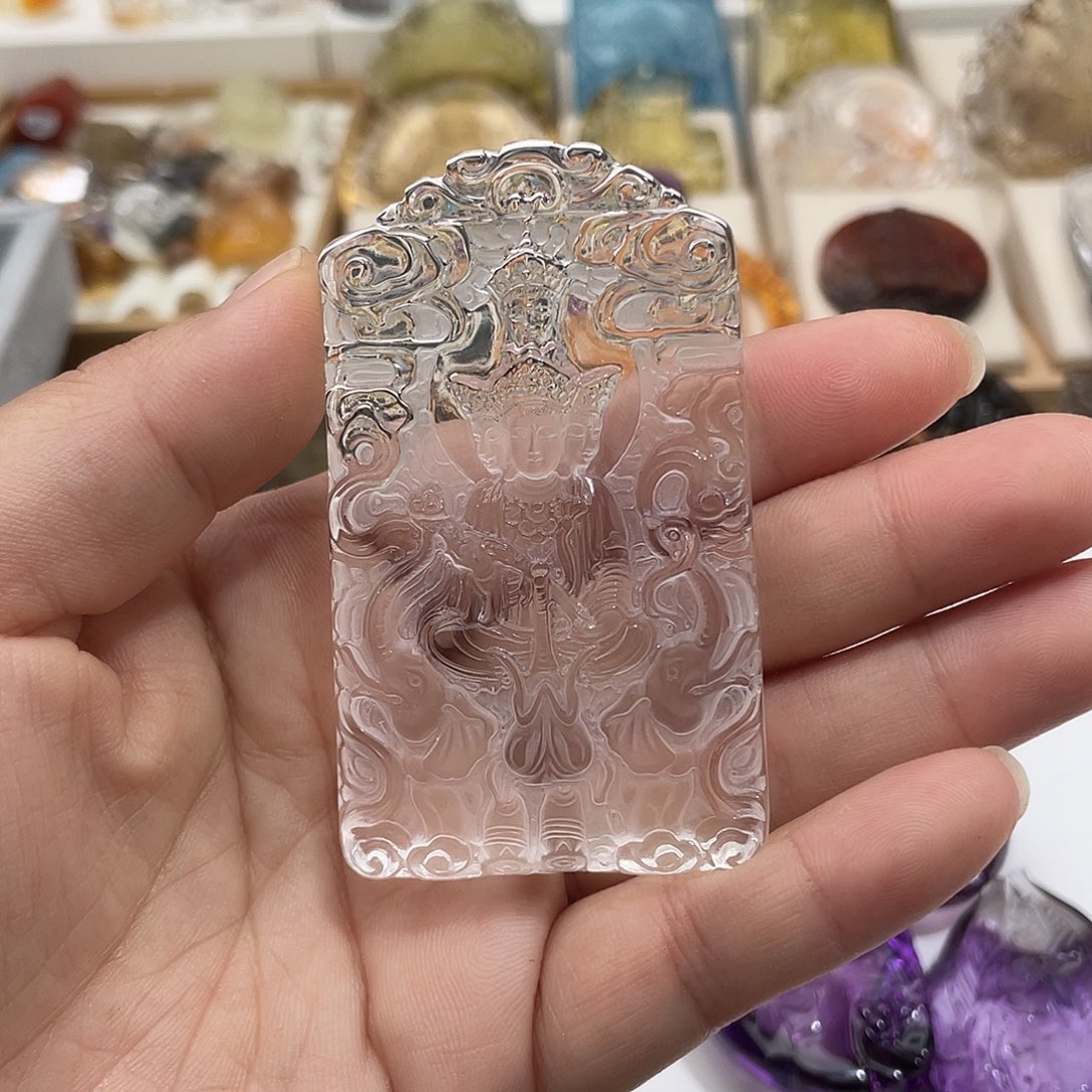 水晶颈饰未镶嵌幻**辉定制