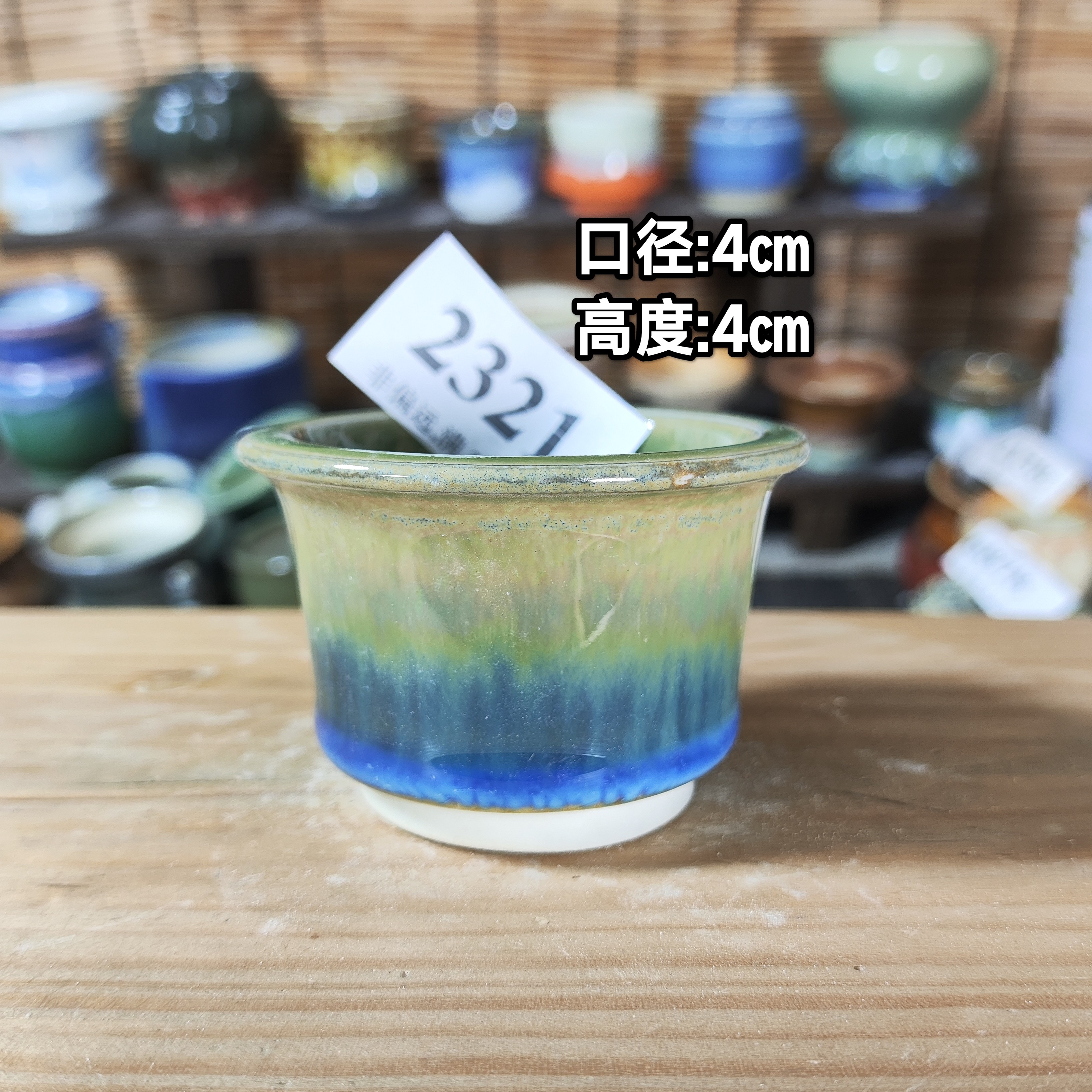 手工创意多肉花盆摆件迷你多肉花盆景德镇纯手工制做