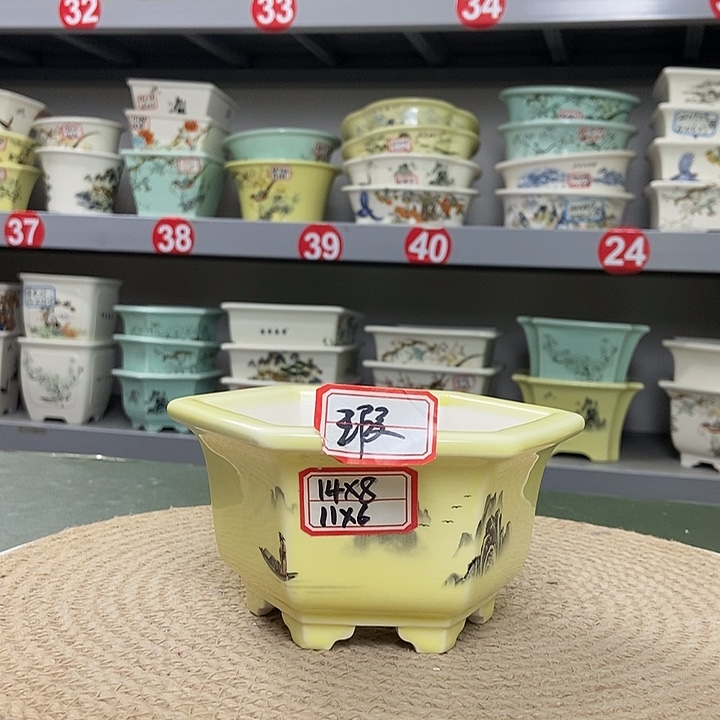 紫砂紫砂花盆6688