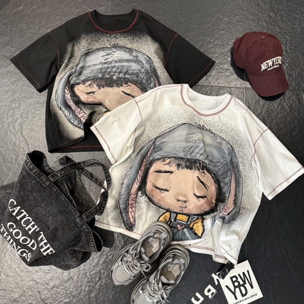新款悲伤小孩短袖潮牌（YBDW原创正版） 5010