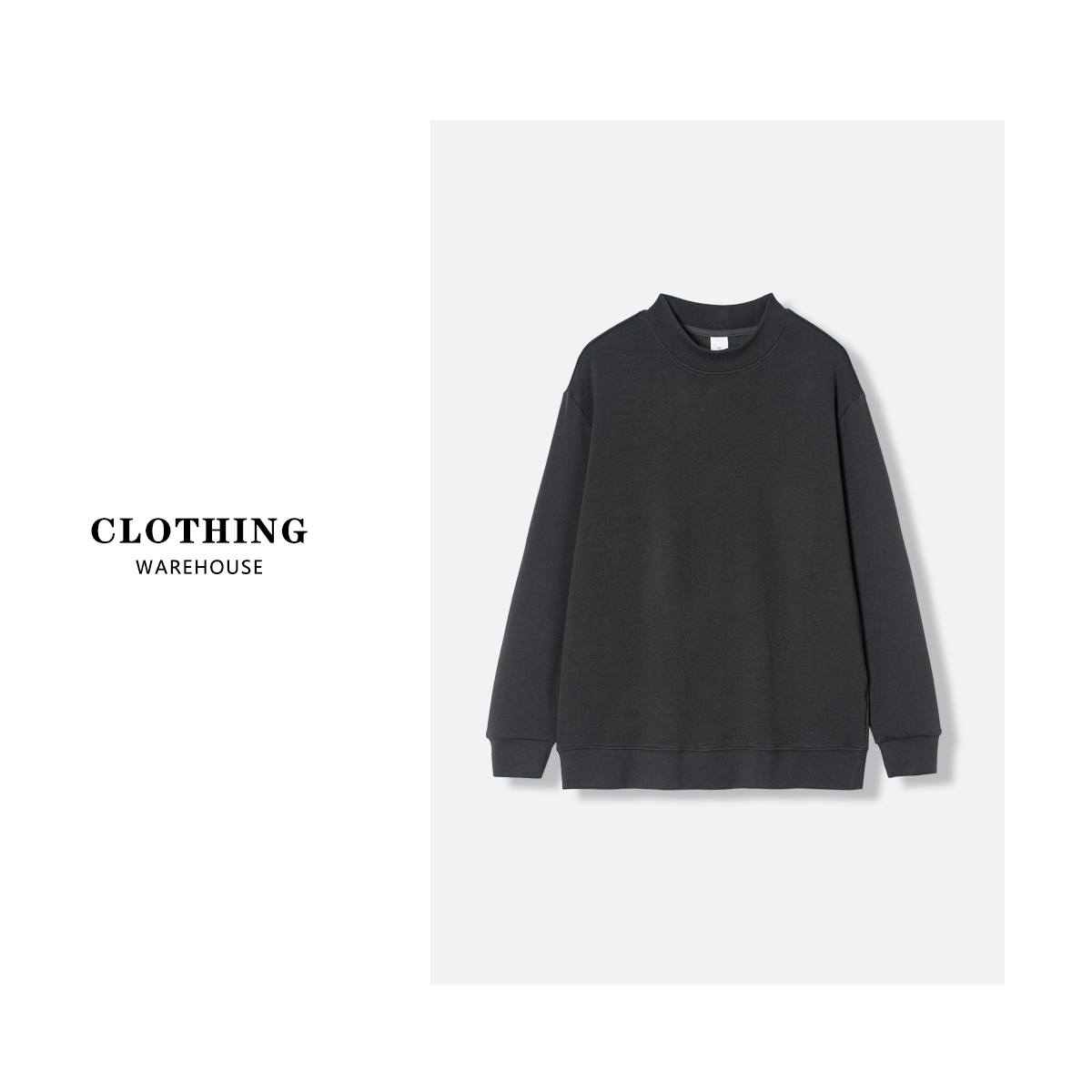 C068 7a级面料抗菌除螨 远红外功能 简约宽松休闲打底衫99008深灰