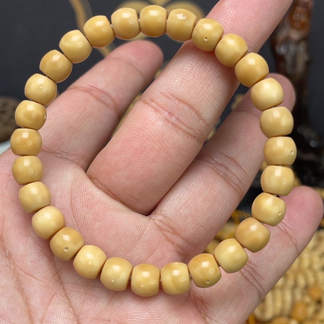 龙眼菩提吊坠雅*塔龙脊菩提8*7直切手串带月有钥匙孔老料