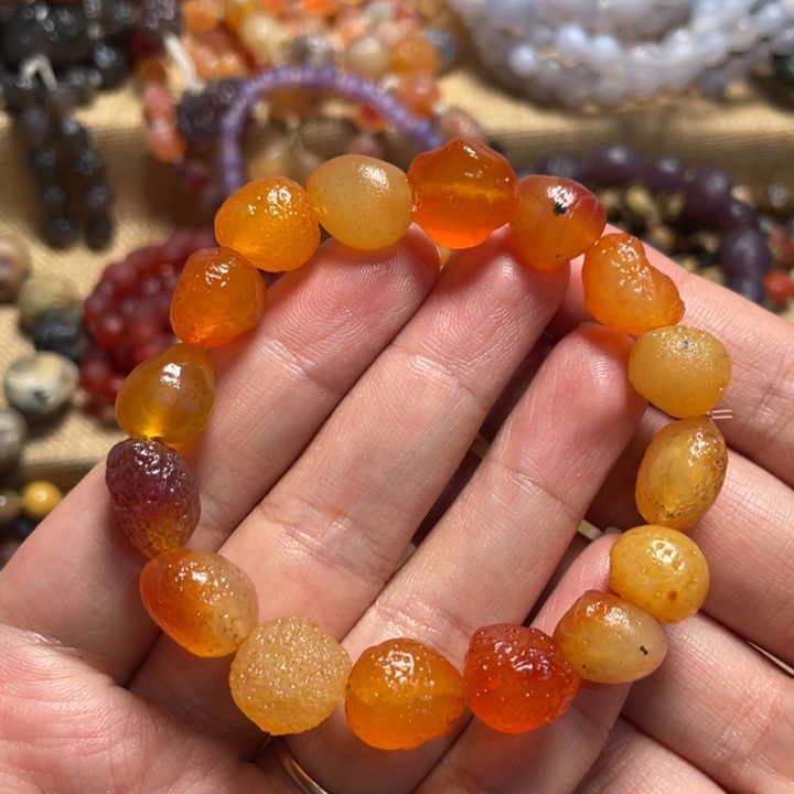 玛瑙/玉髓合金手链