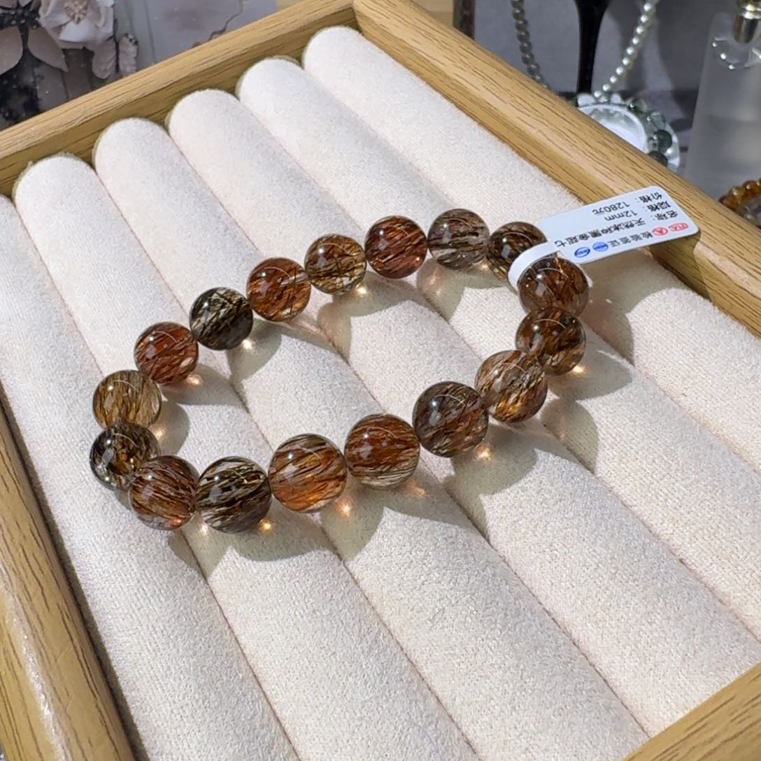 水晶手链未镶嵌黑金超七12