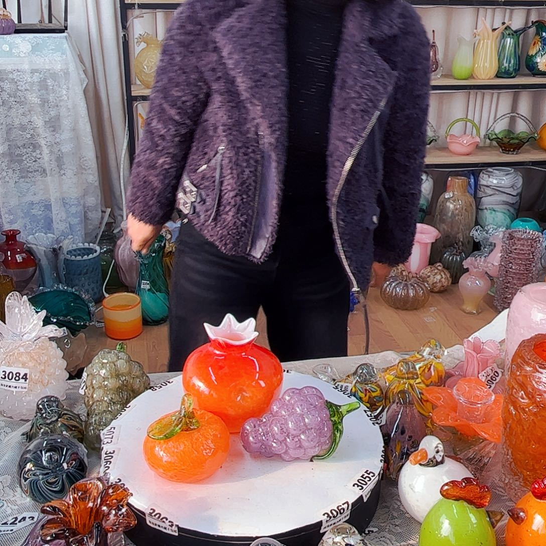 小***酥1石榴1葡萄1柿子家悦琉璃工艺品