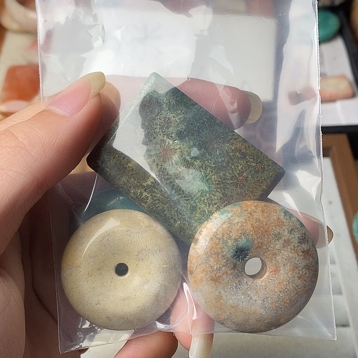 甄***儿硅化玉未镶嵌颈饰