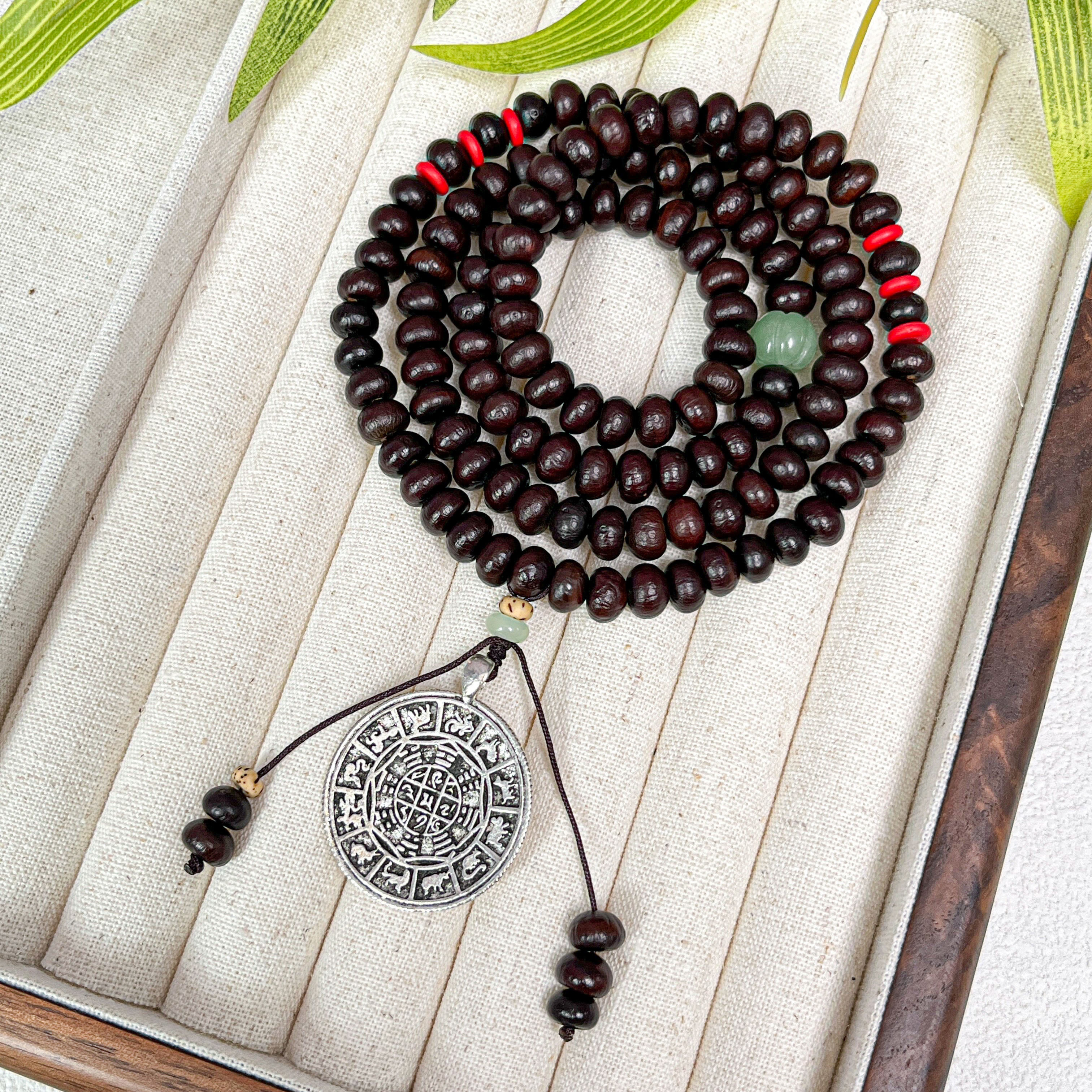 紫金钵盂语宁项链8mm   X-D406185