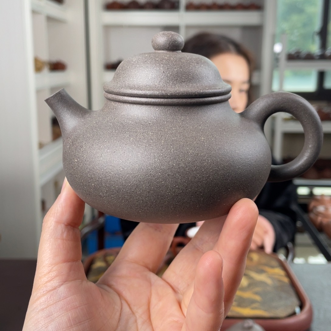紫砂茶壶共生矿气窑容天270cc