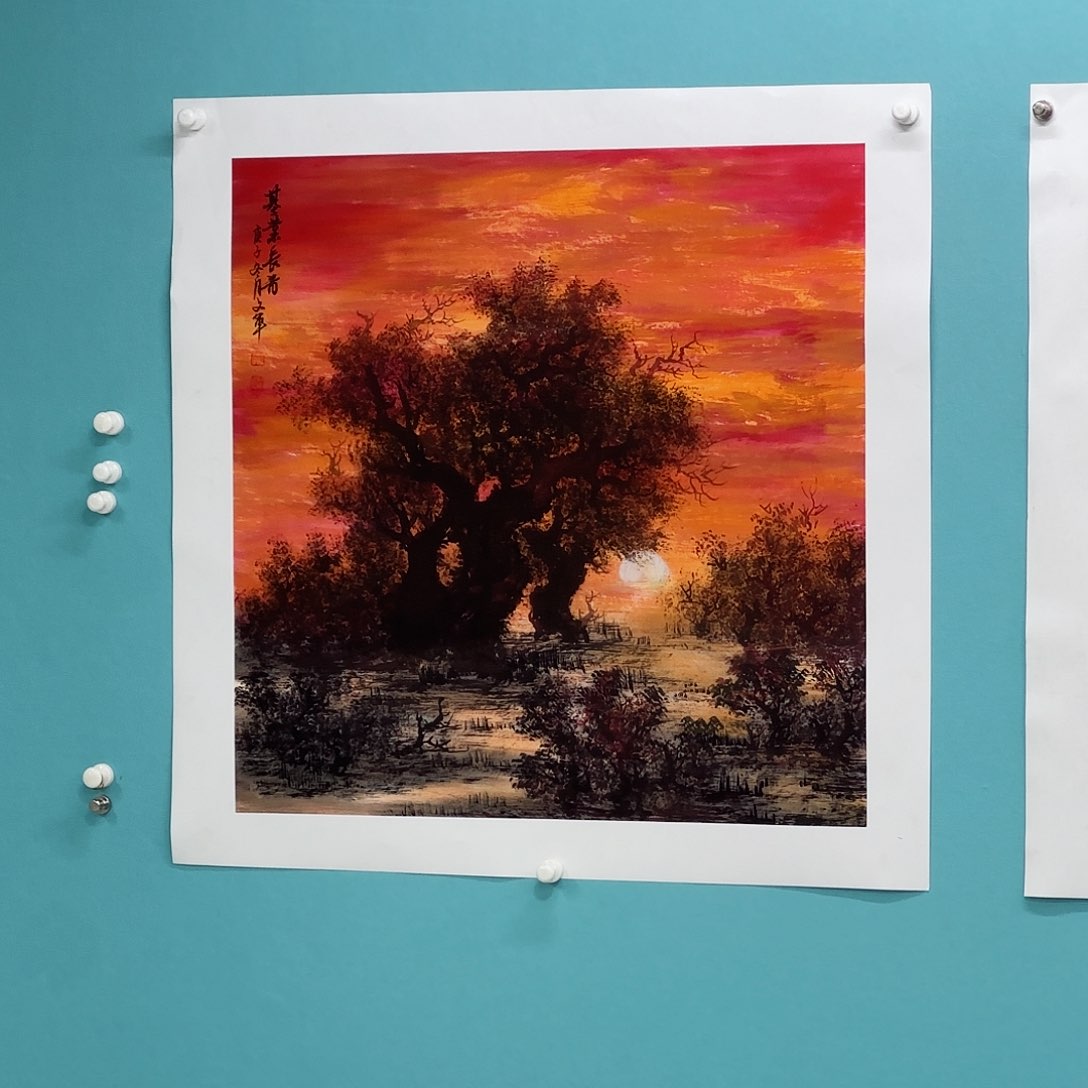 国画李文军教授作品