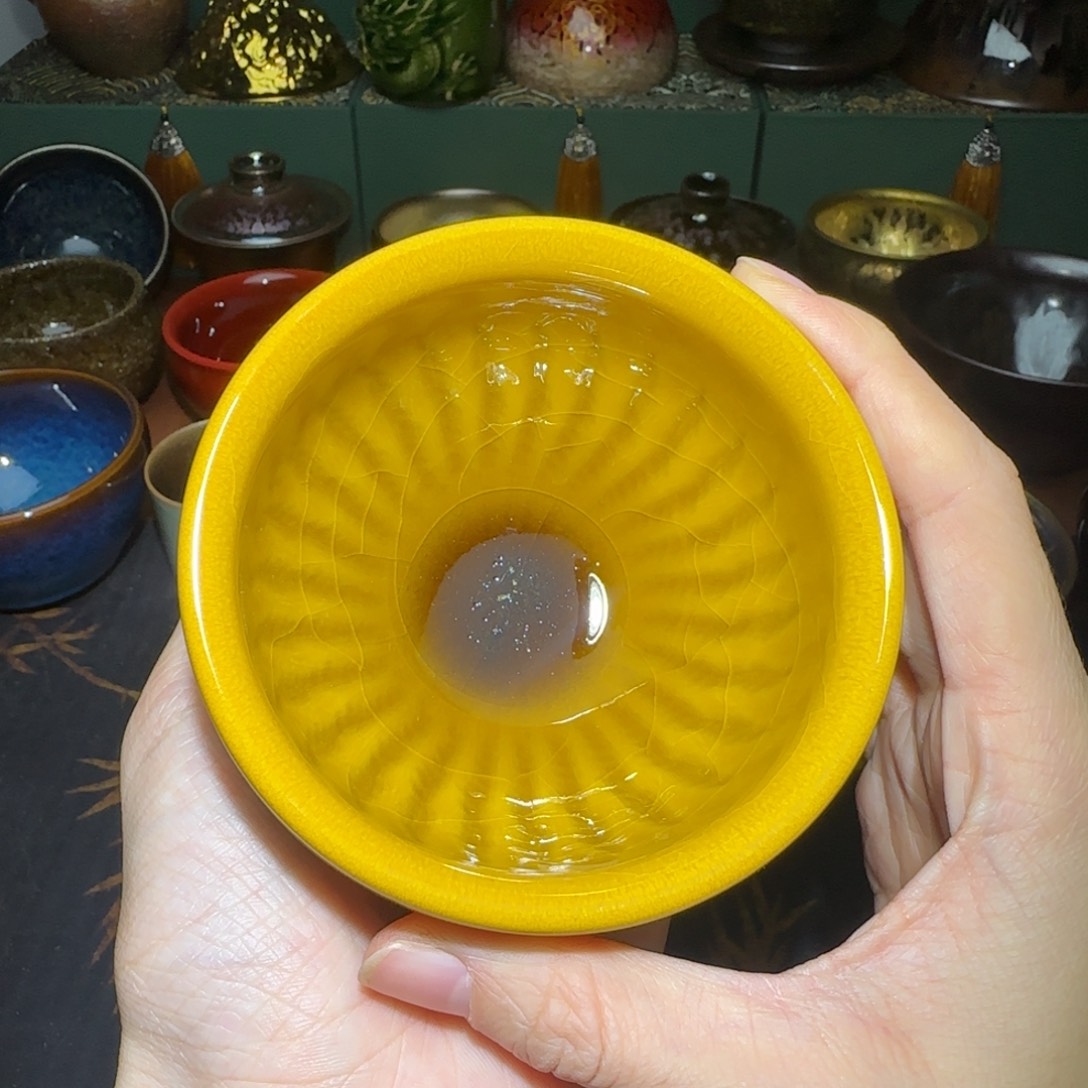 茶盏微瑕建盏，介意勿拍