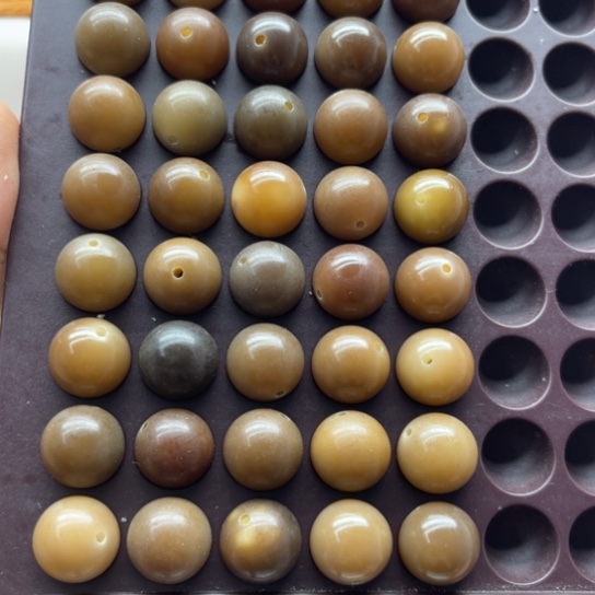 白玉菩提吊坠精品非料14爷爷的茶圆50颗