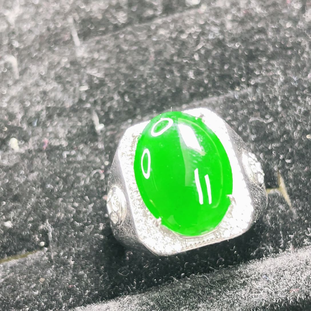 翡翠银S925镶嵌颈饰