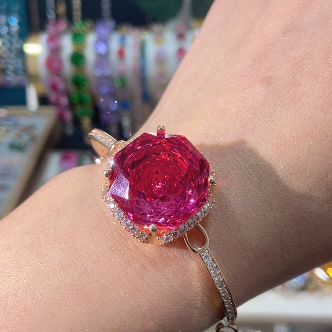 66锆石（处理）手链