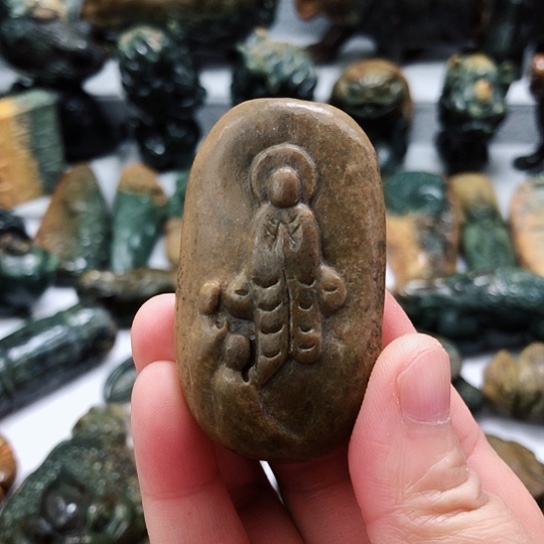 岫岩河磨玉（透闪石质玉）未镶嵌挂件