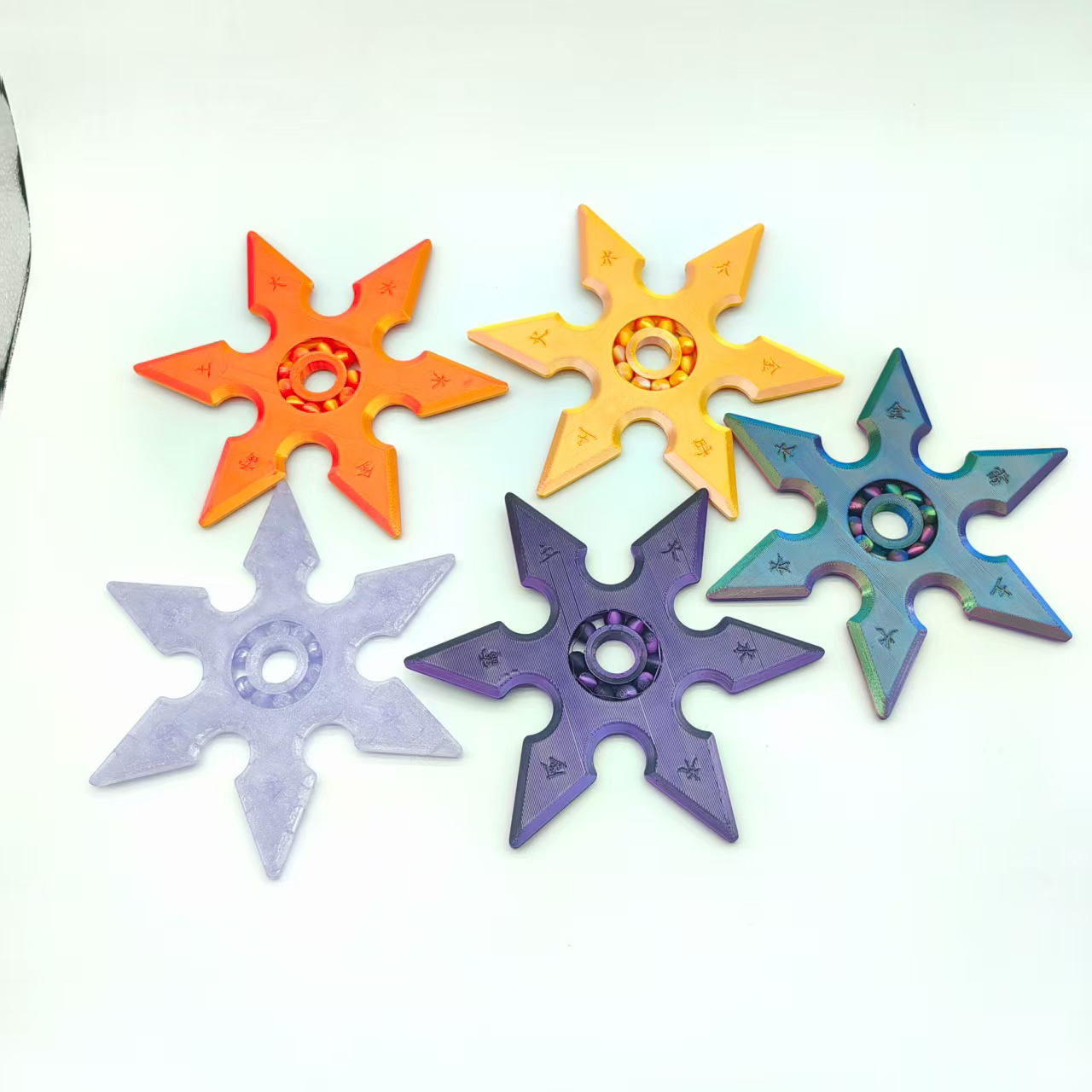 大号20CM3D打印六道轮回手里剑飞镖实验器材