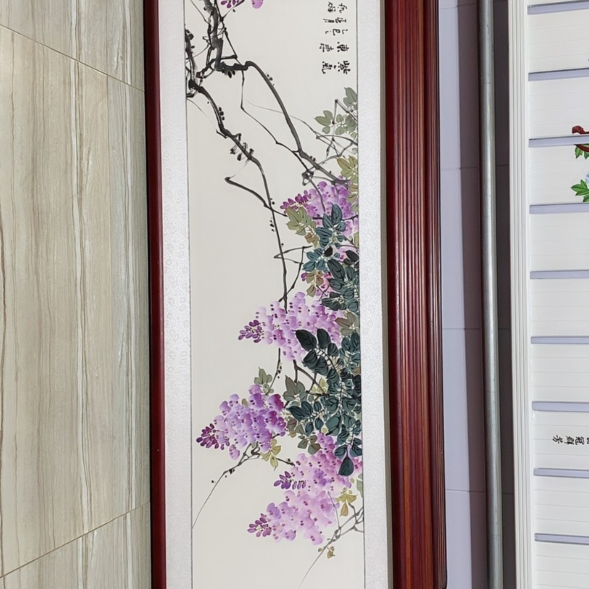 【闪购商品】国画书画作品带框165×50