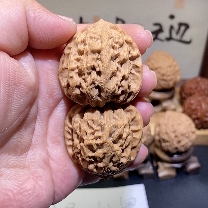 文玩核桃把件36蓟县梨木台