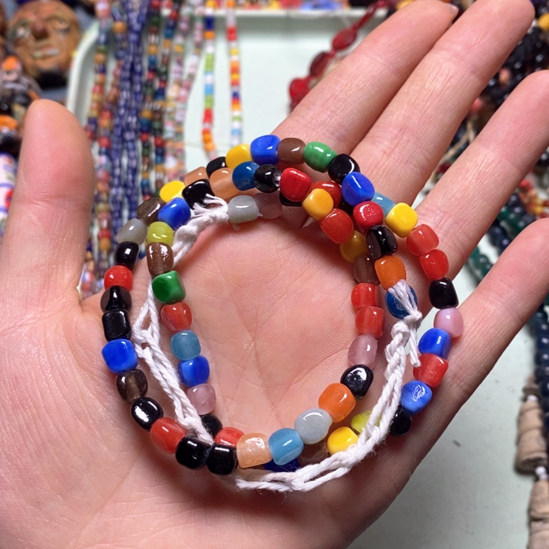 琉璃颈饰印度尼西亚链子