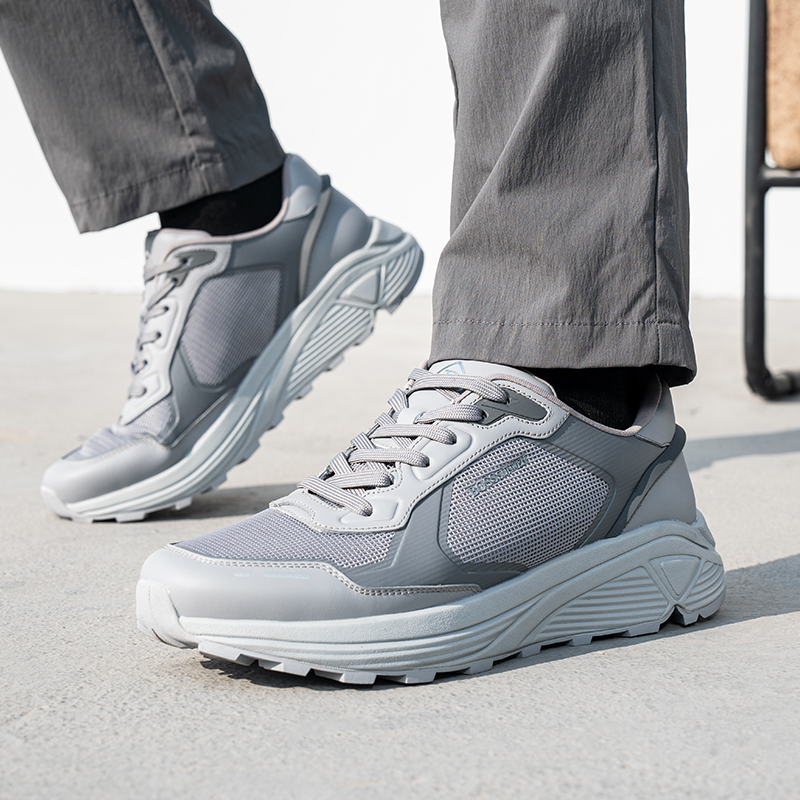 BOSSSUNWEN/博斯绅威男士户外休闲透气网面运动鞋舒适轻便男鞋