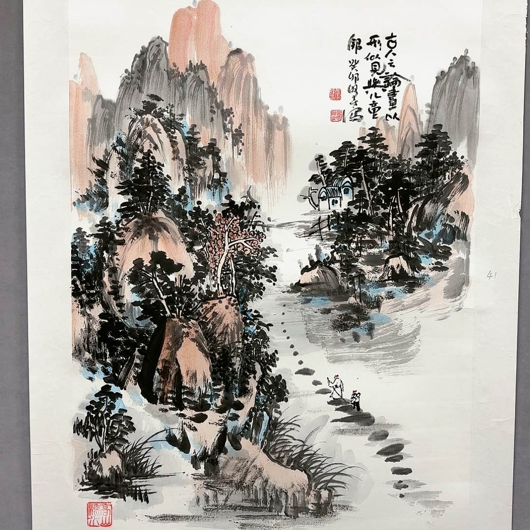 国画国画纯手绘作品请放心去藏