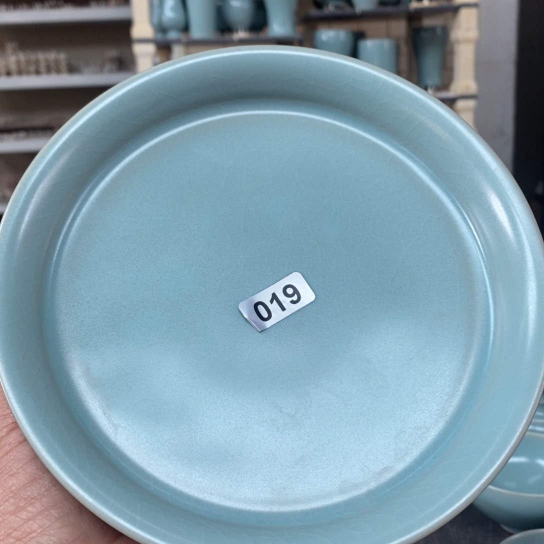 摆件似**年抱朴汝瓷仿古微瑕