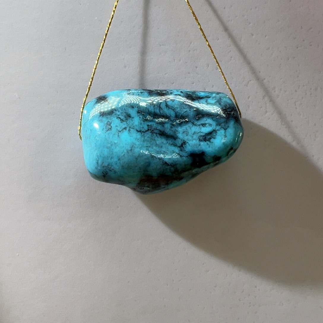 绿松石未镶嵌挂件