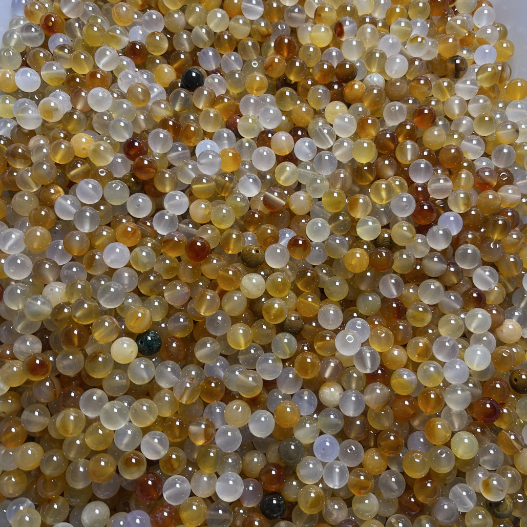 北红玛瑙卡8散珠子，一单100颗